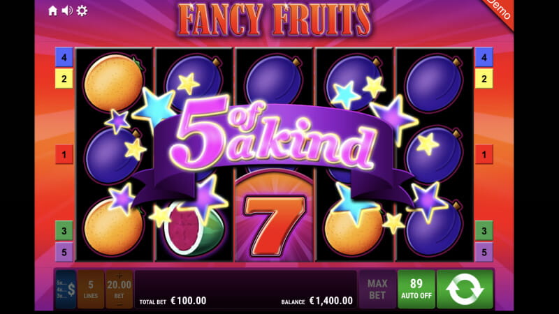 Fente de Fruits Fantaisie