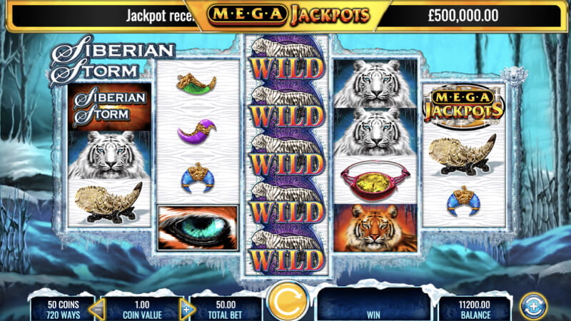 Machine à sous MegaJackpots Siberian Storm
