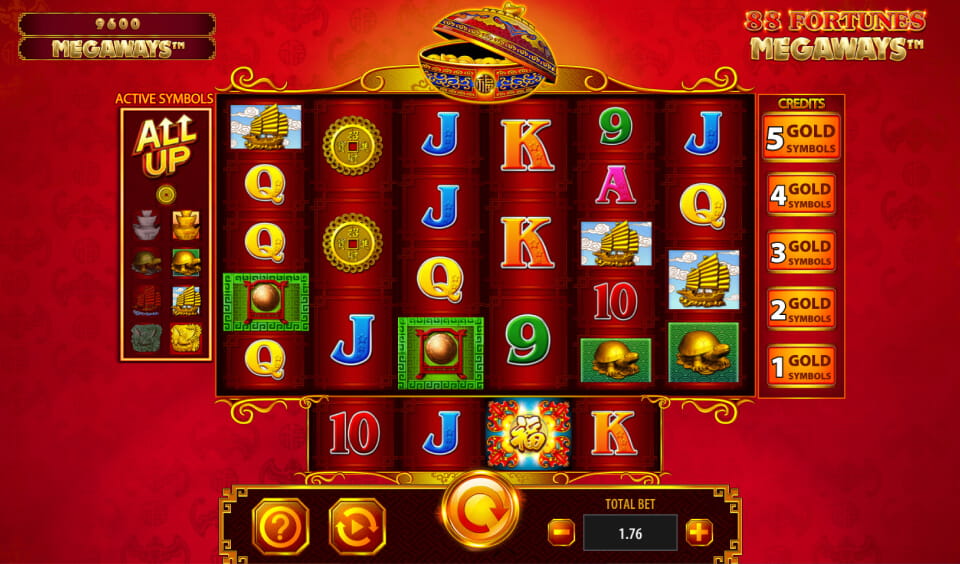 Machine à sous 88 Fortunes Megaways