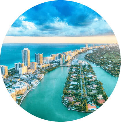 Vue sur la Floride