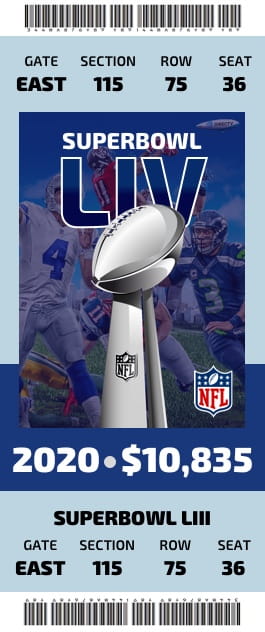 Billet pour le Superbowl 2020