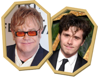 ELTON JOHN et BROOKLYN BECKHAM