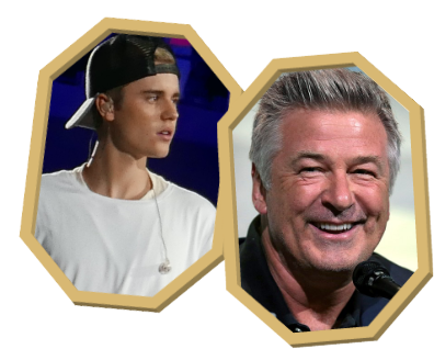 JUSTIN BIEBER et ALEC BALDWIN