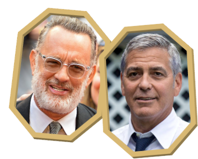 Tom hanks et George Clooney